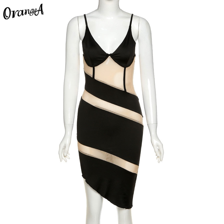 Jessie® Ärmelloses Kleid mit V-Ausschnitt