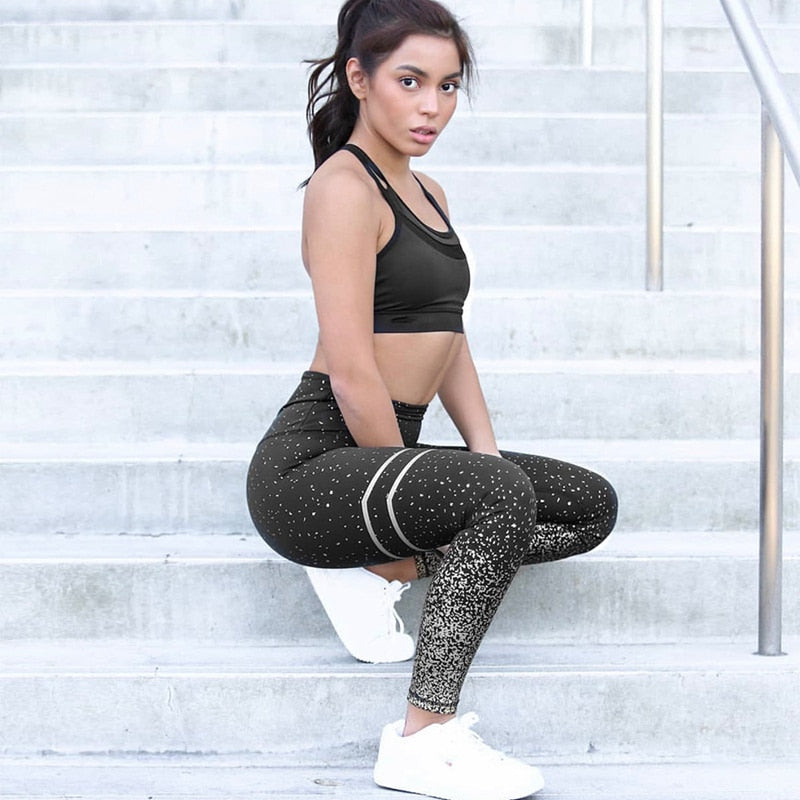 Mary® Gold Print Leggings