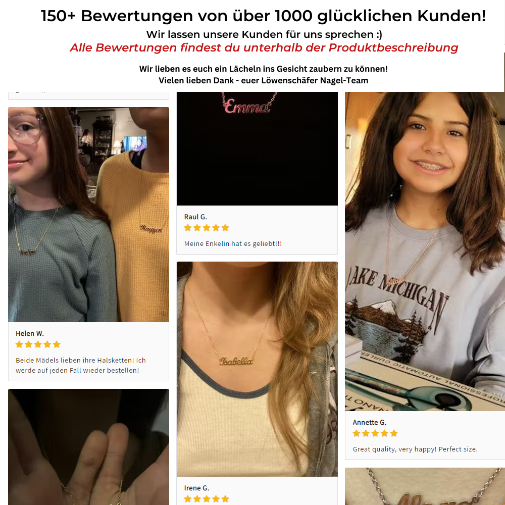 Deine Namenskette by Löwenschäfer Nagel