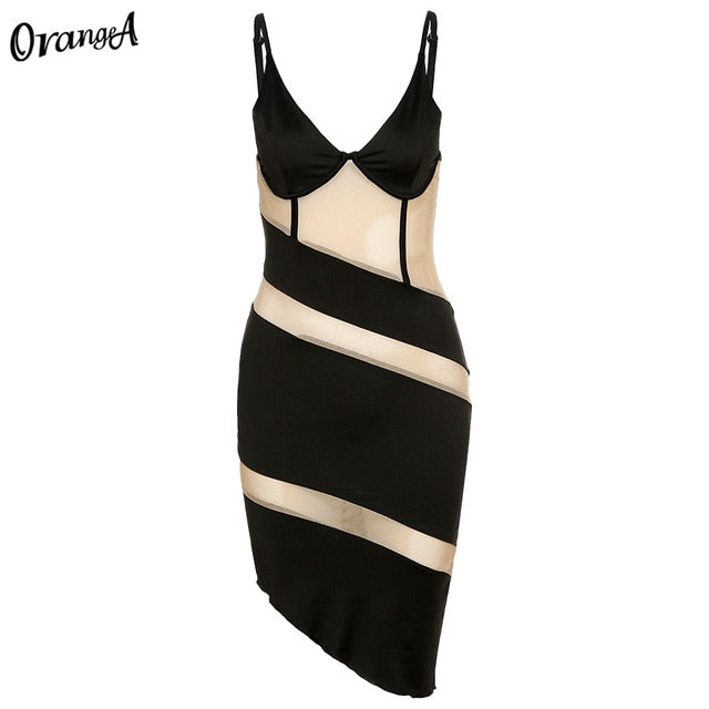 Jessie® Ärmelloses Kleid mit V-Ausschnitt