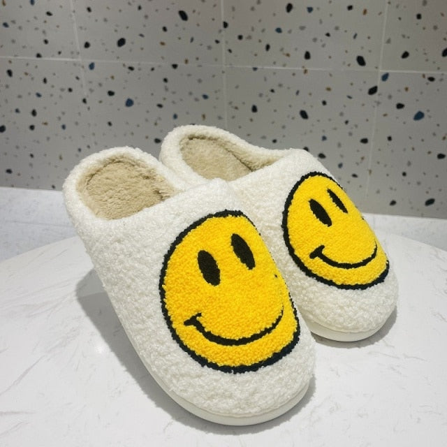 Sarah® Smile Face Fellpantoffeln