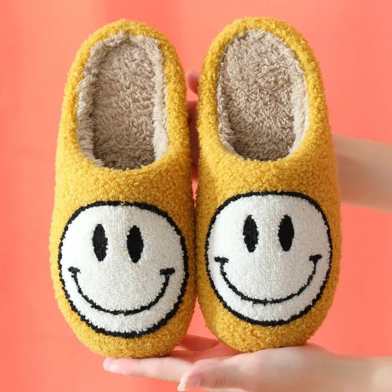 Sarah® Smile Face Fellpantoffeln