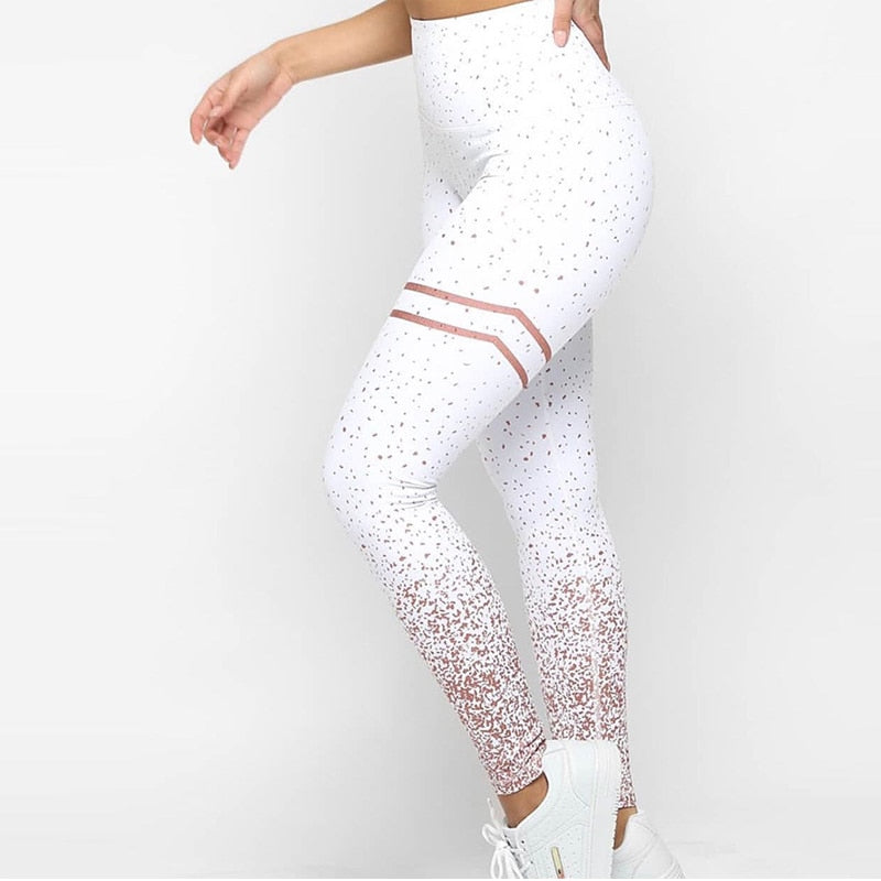 Mary® Gold Print Leggings