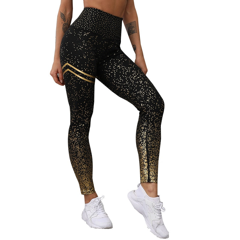 Mary® Gold Print Leggings