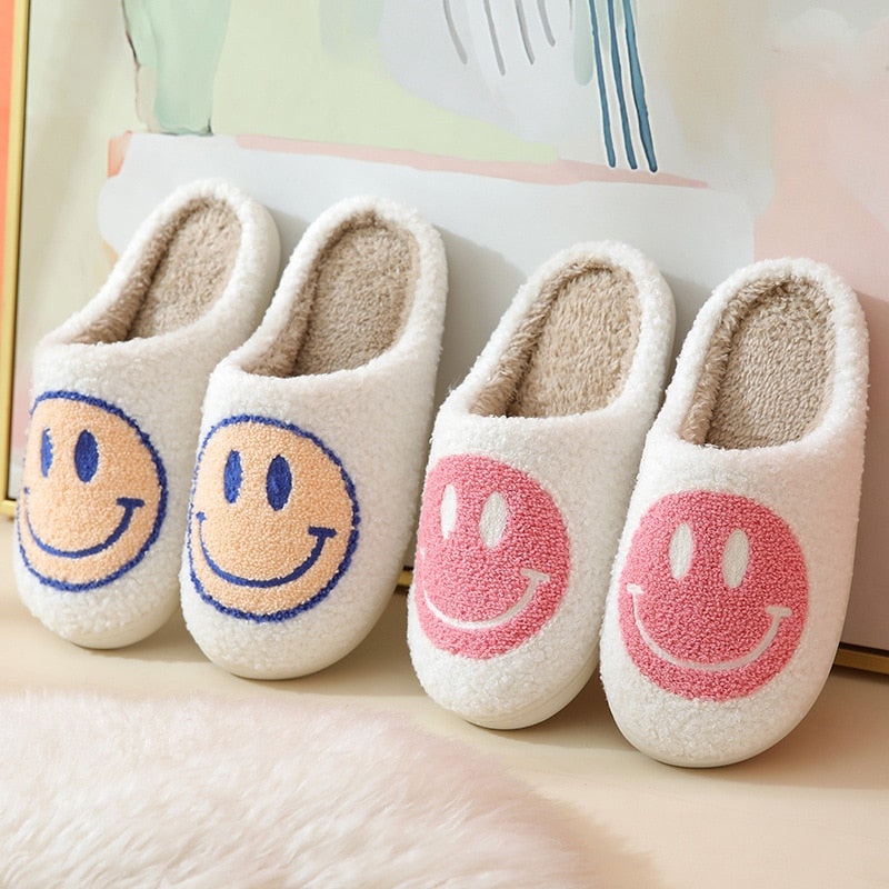 Sarah® Smile Face Fellpantoffeln