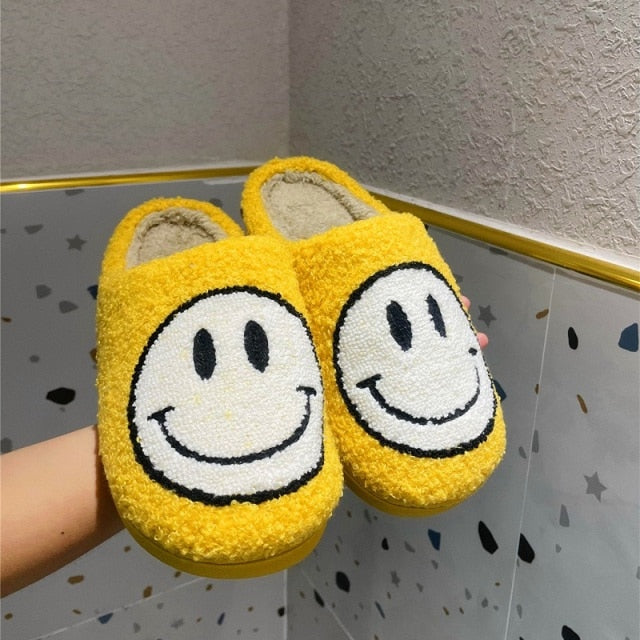 Sarah® Smile Face Fellpantoffeln