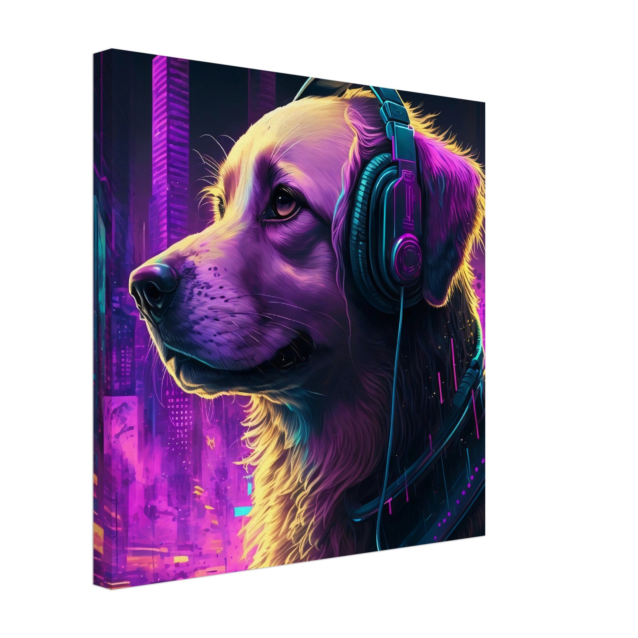 DJane Retriever - Premium Leinwand