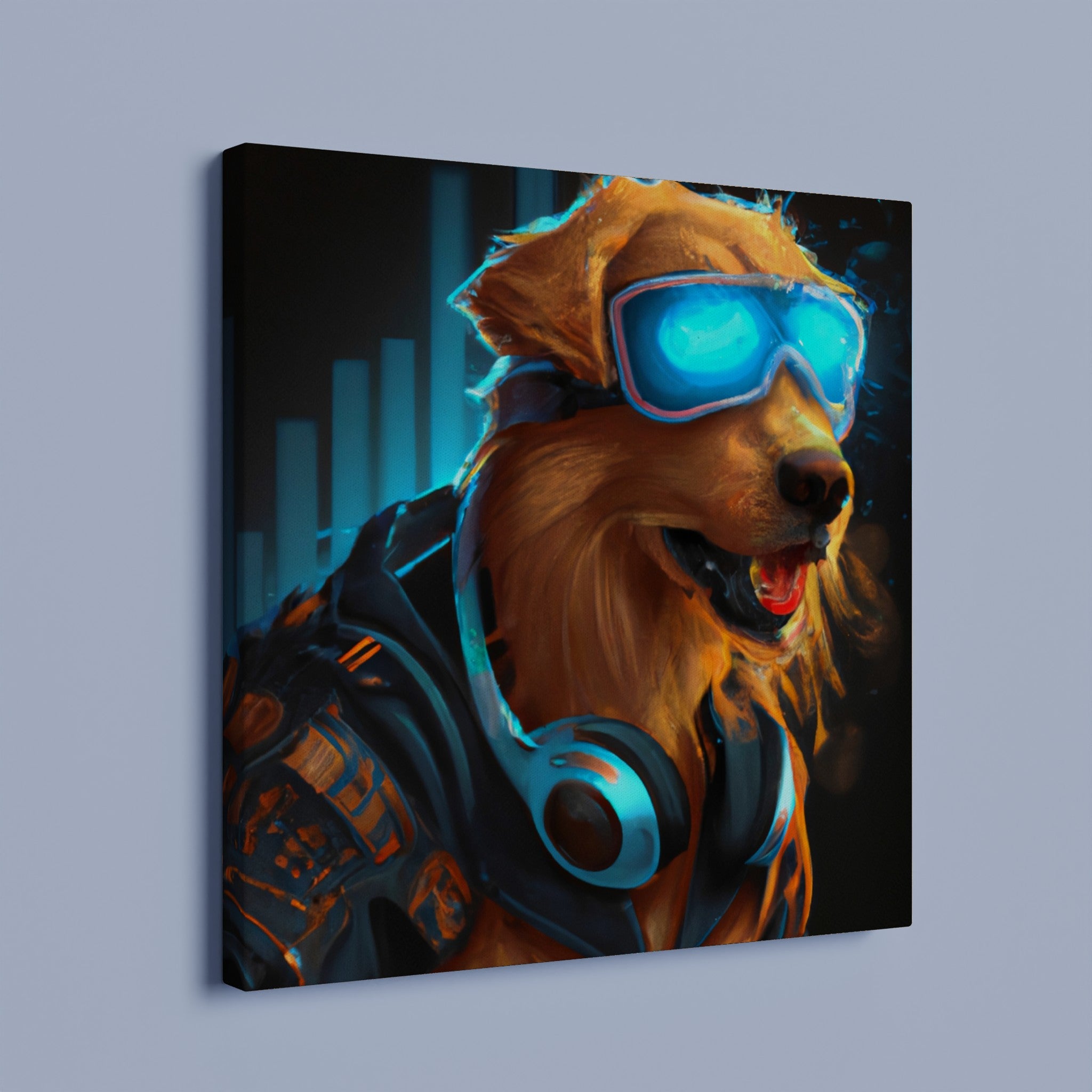 DJ Retriever - Premium Leinwand