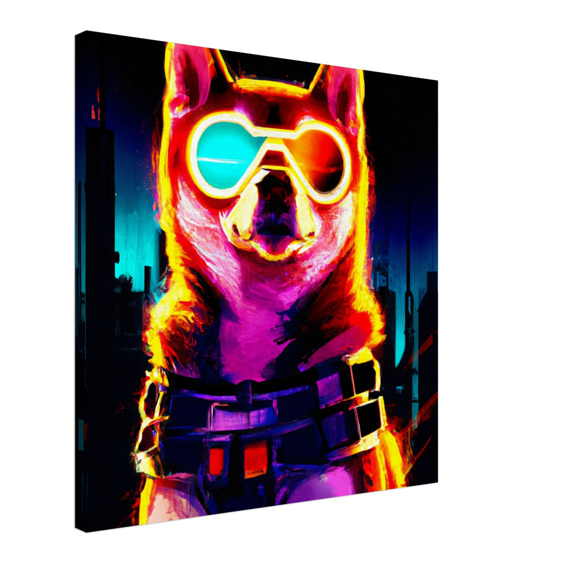 Cyber Shinu - Premium Leinwand