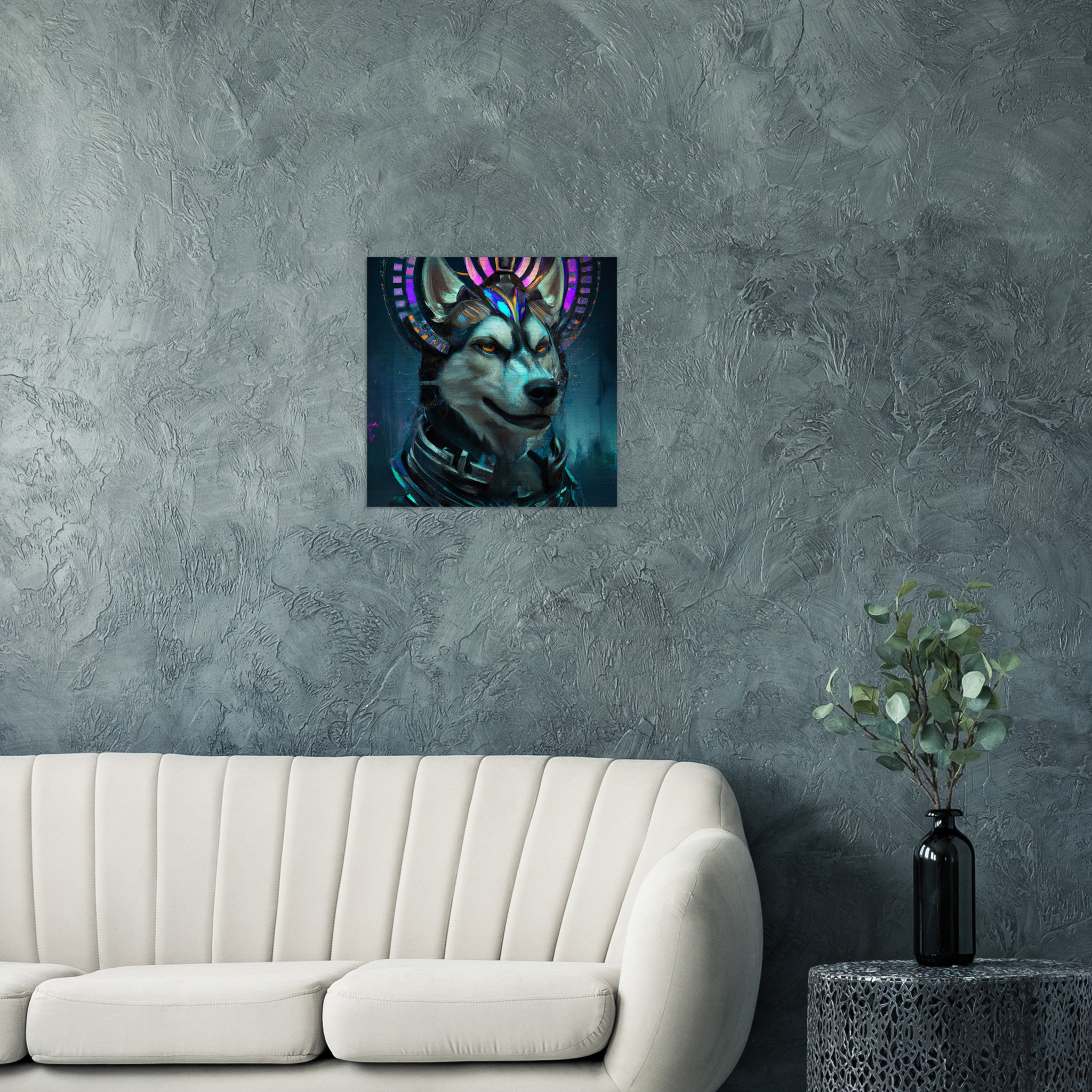 Husky Gebürstetes Aluminium Druck