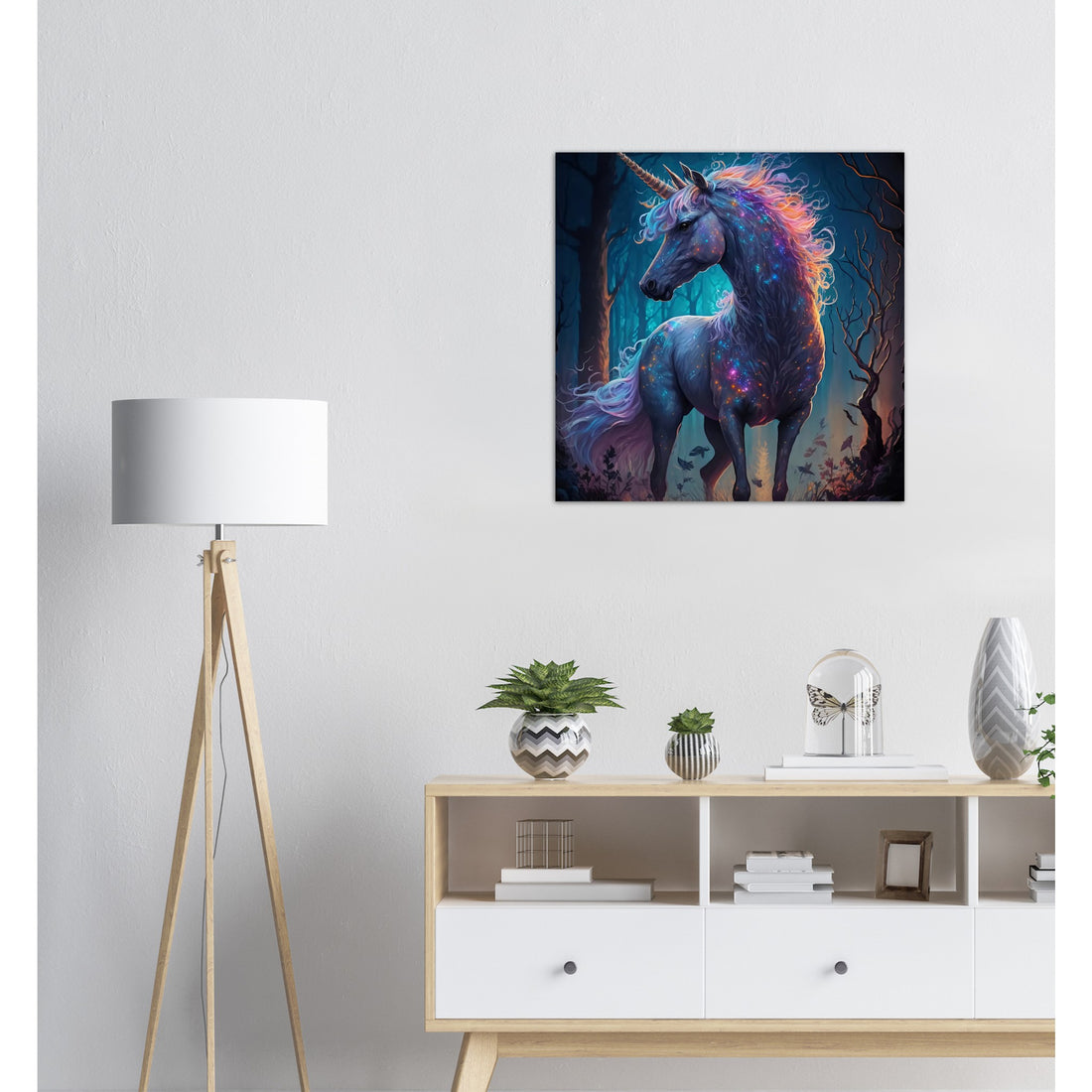 Einhorn Aluminium Druck