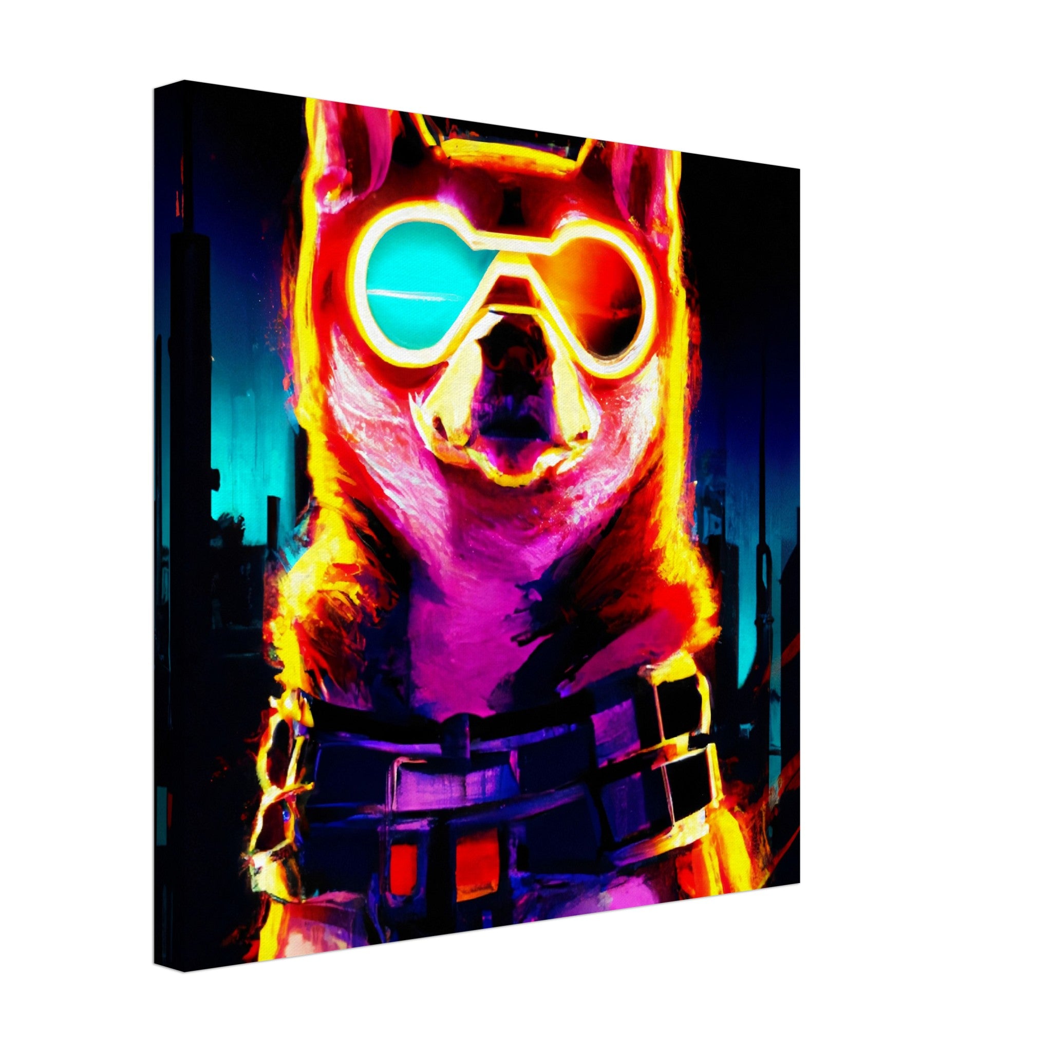 Cyber Shinu - Premium Leinwand