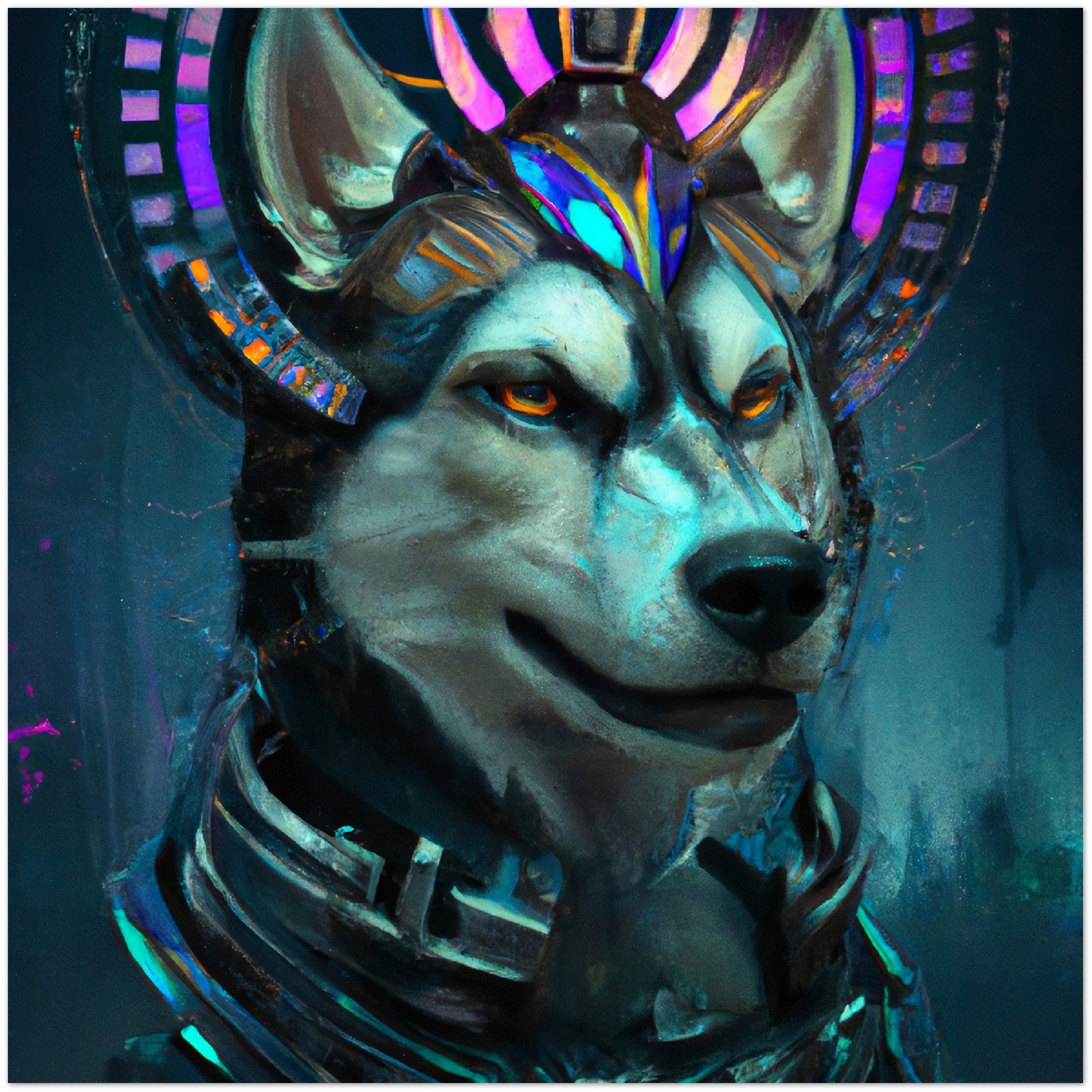 Husky Aluminium Druck