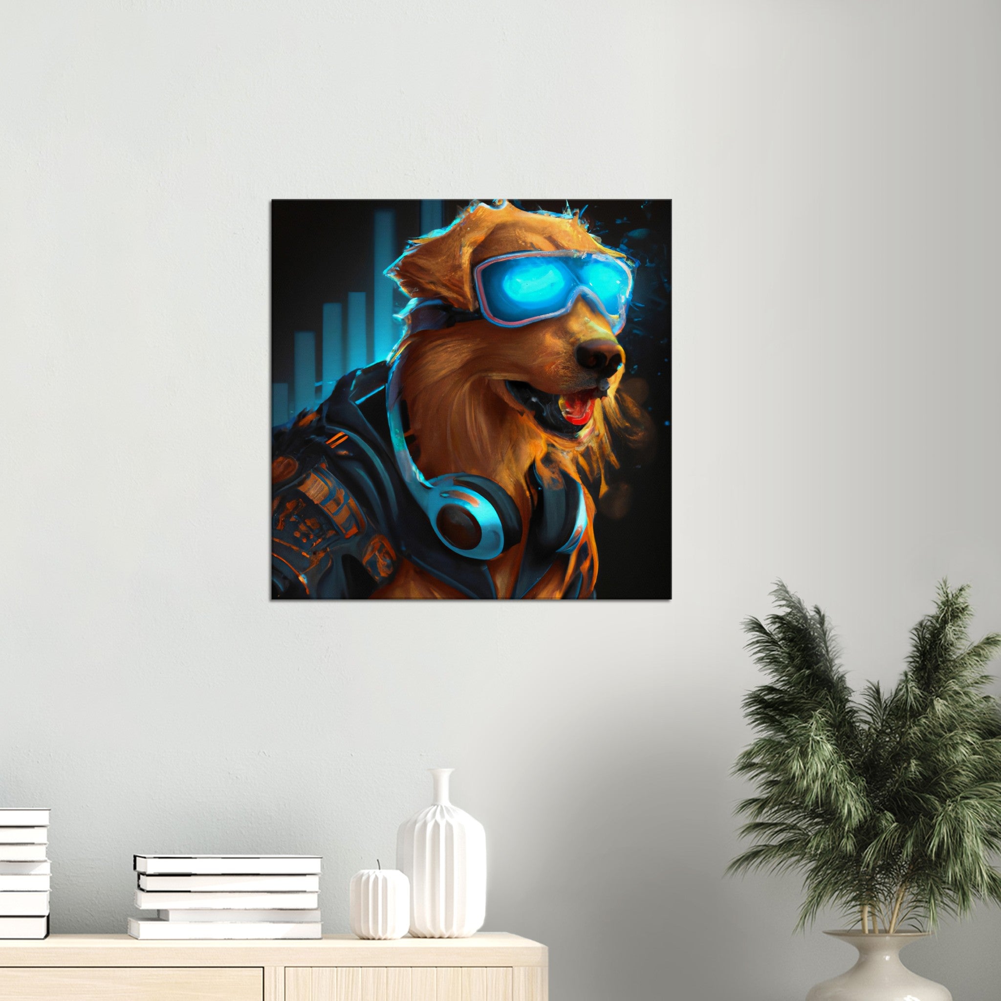 DJ Retriever - Premium Leinwand