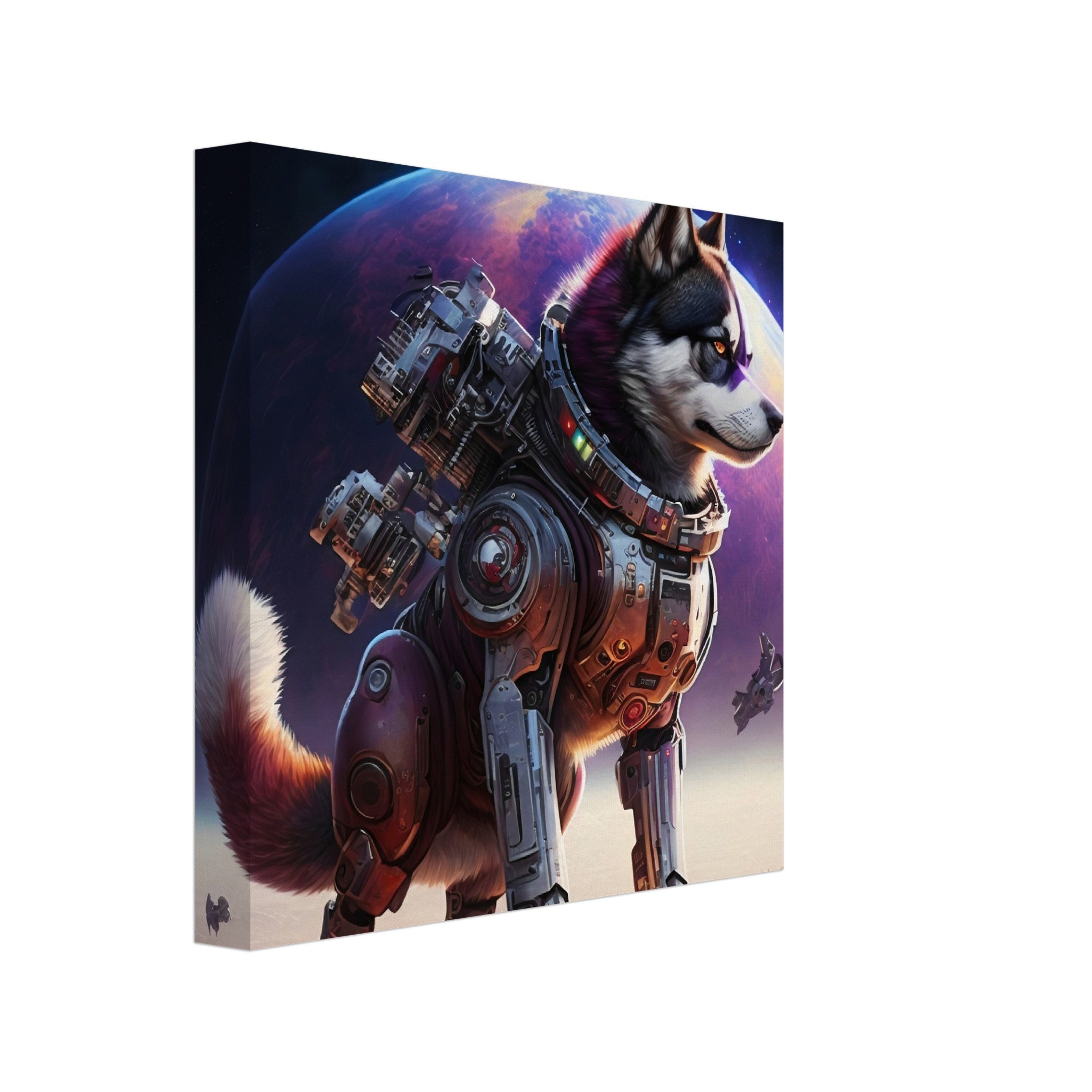 Astro Doggo - Premium Leinwand
