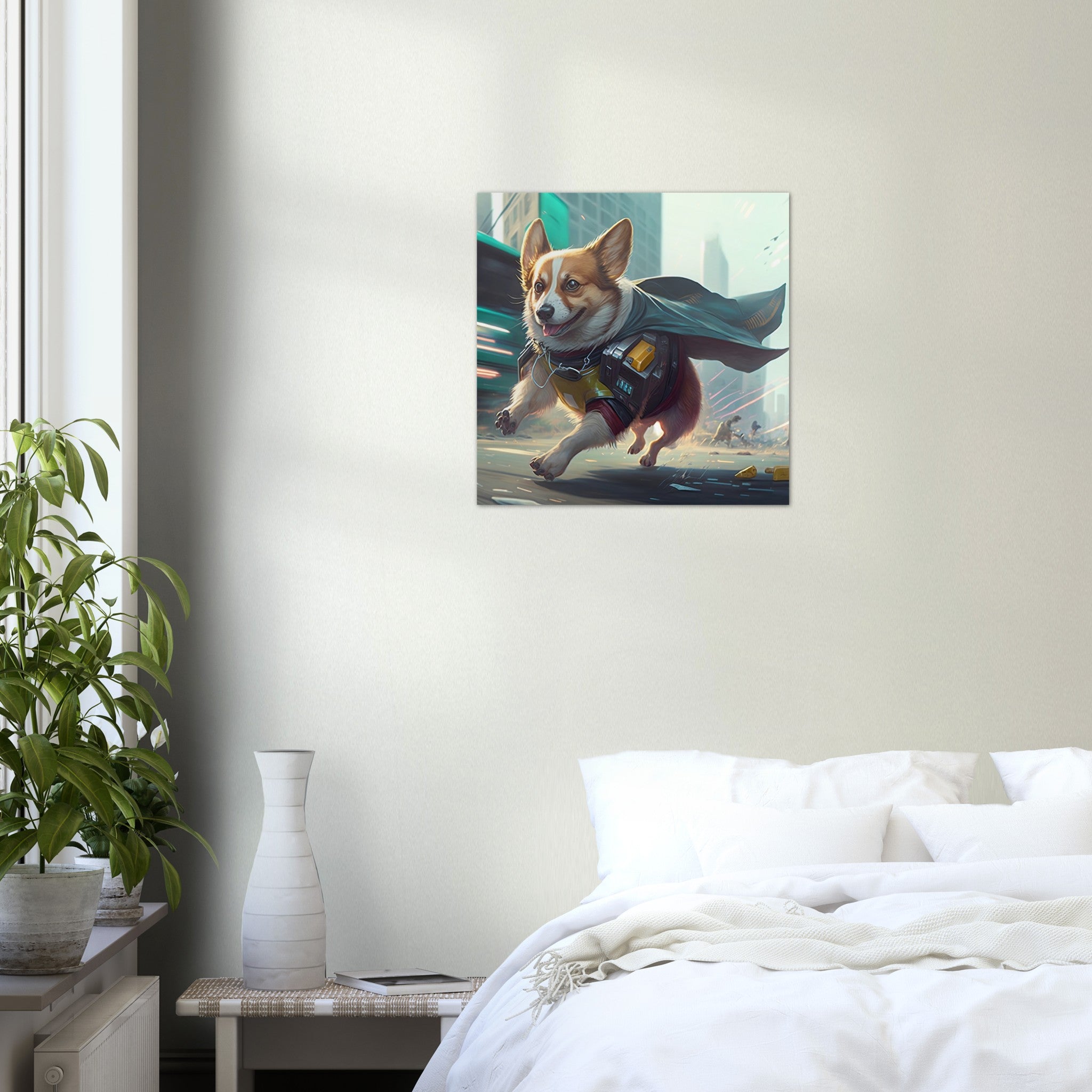Helden Corgi Aluminium Druck