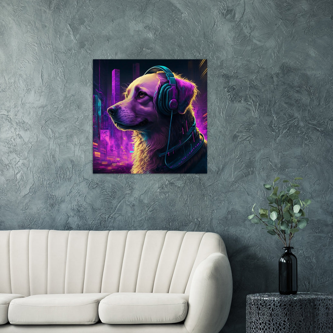 DJane Retriever Gebürstetes Aluminium Druck