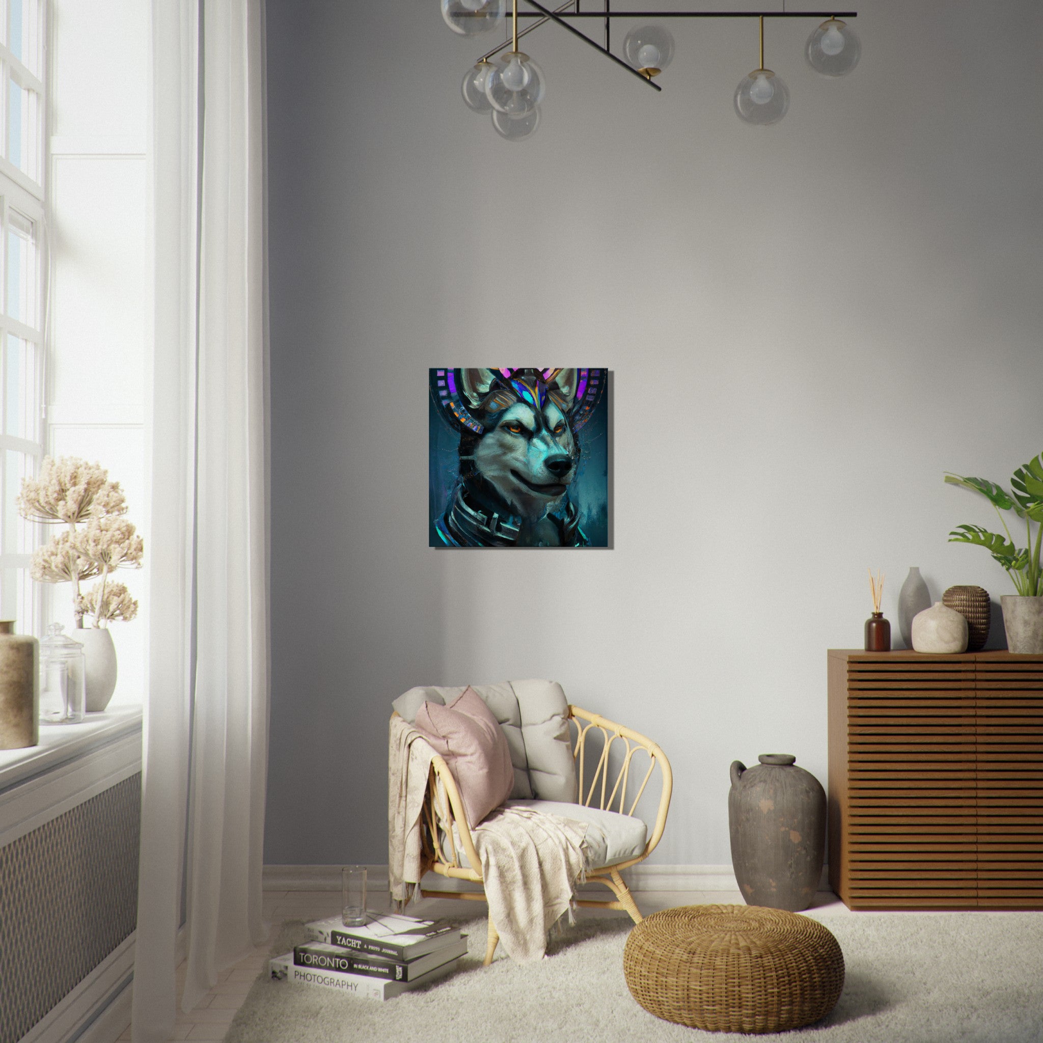 Husky - Premium Leinwand