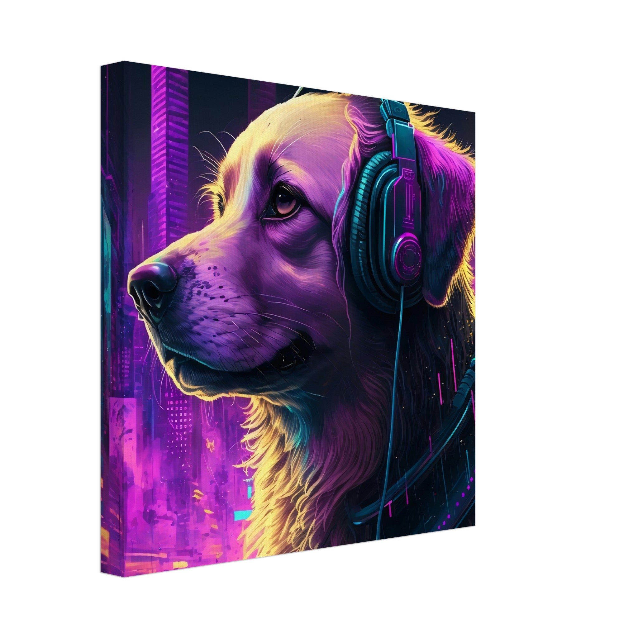 DJane Retriever - Premium Leinwand