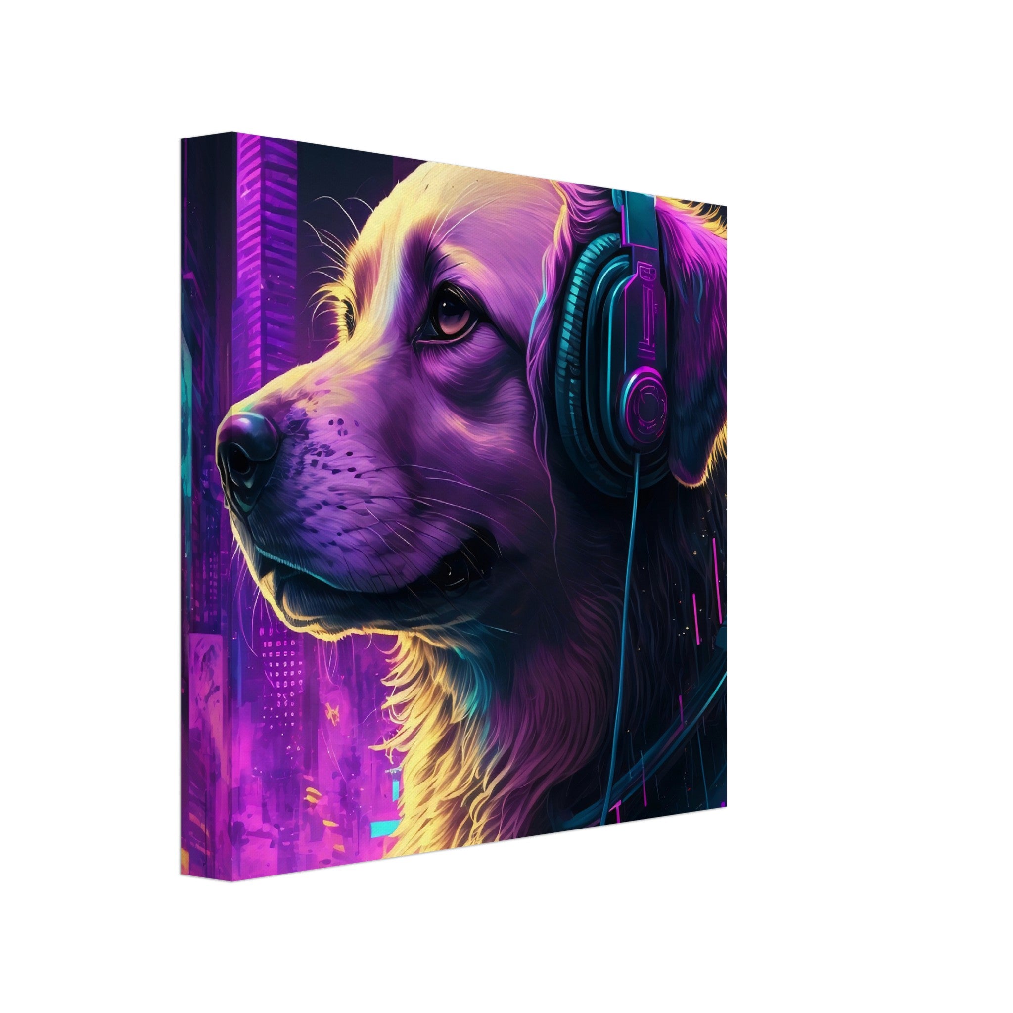 DJane Retriever - Premium Leinwand