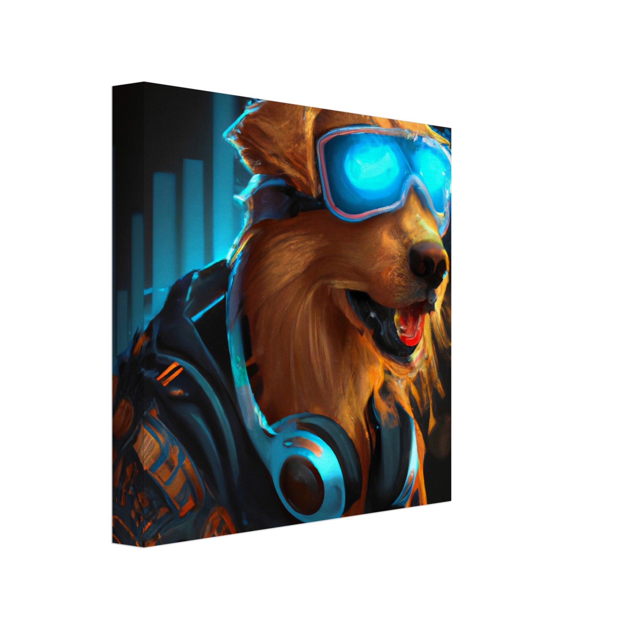 DJ Retriever - Premium Leinwand
