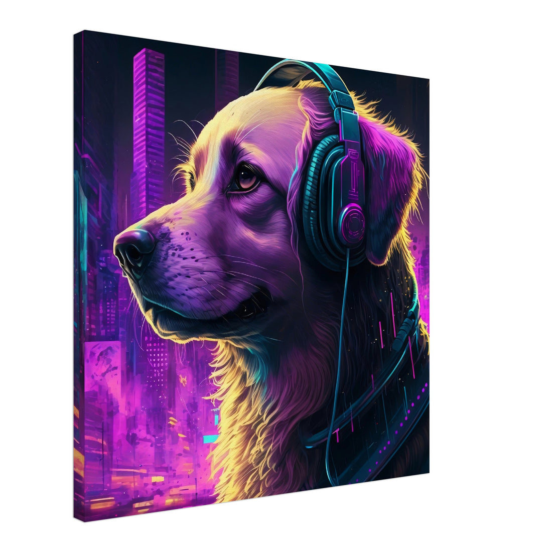 DJane Retriever - Premium Leinwand