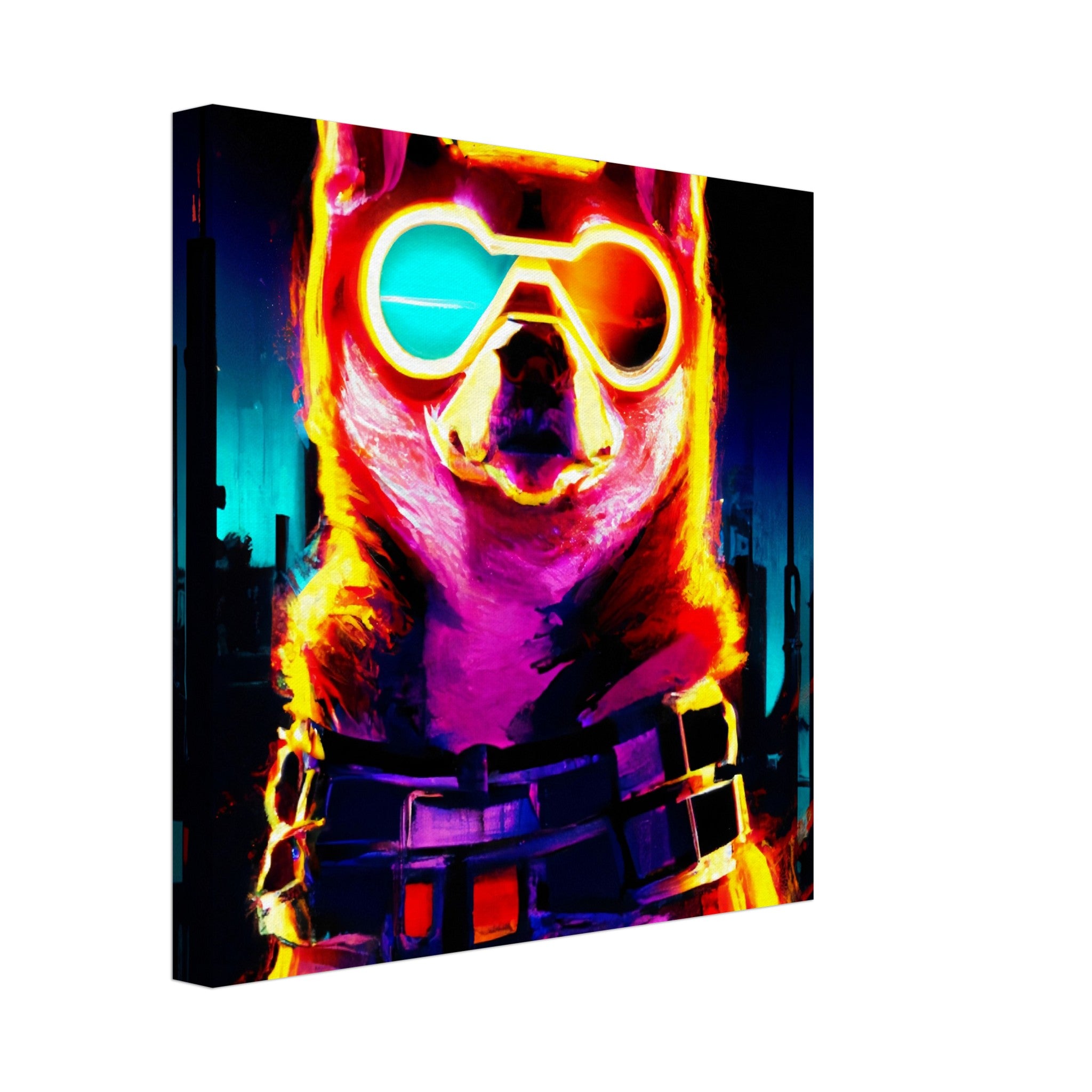 Cyber Shinu - Premium Leinwand