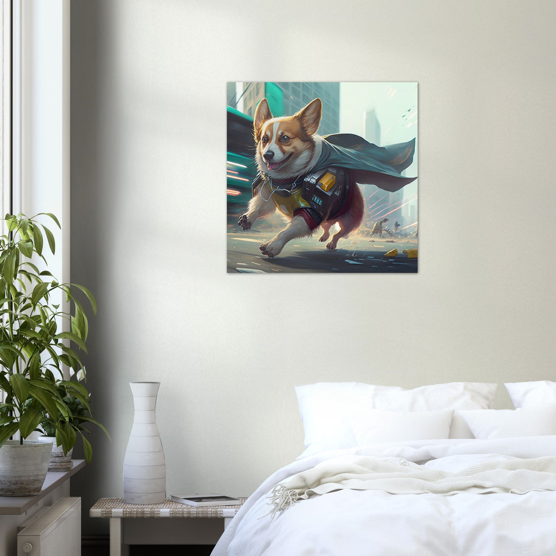 Helden Corgi Aluminium Druck