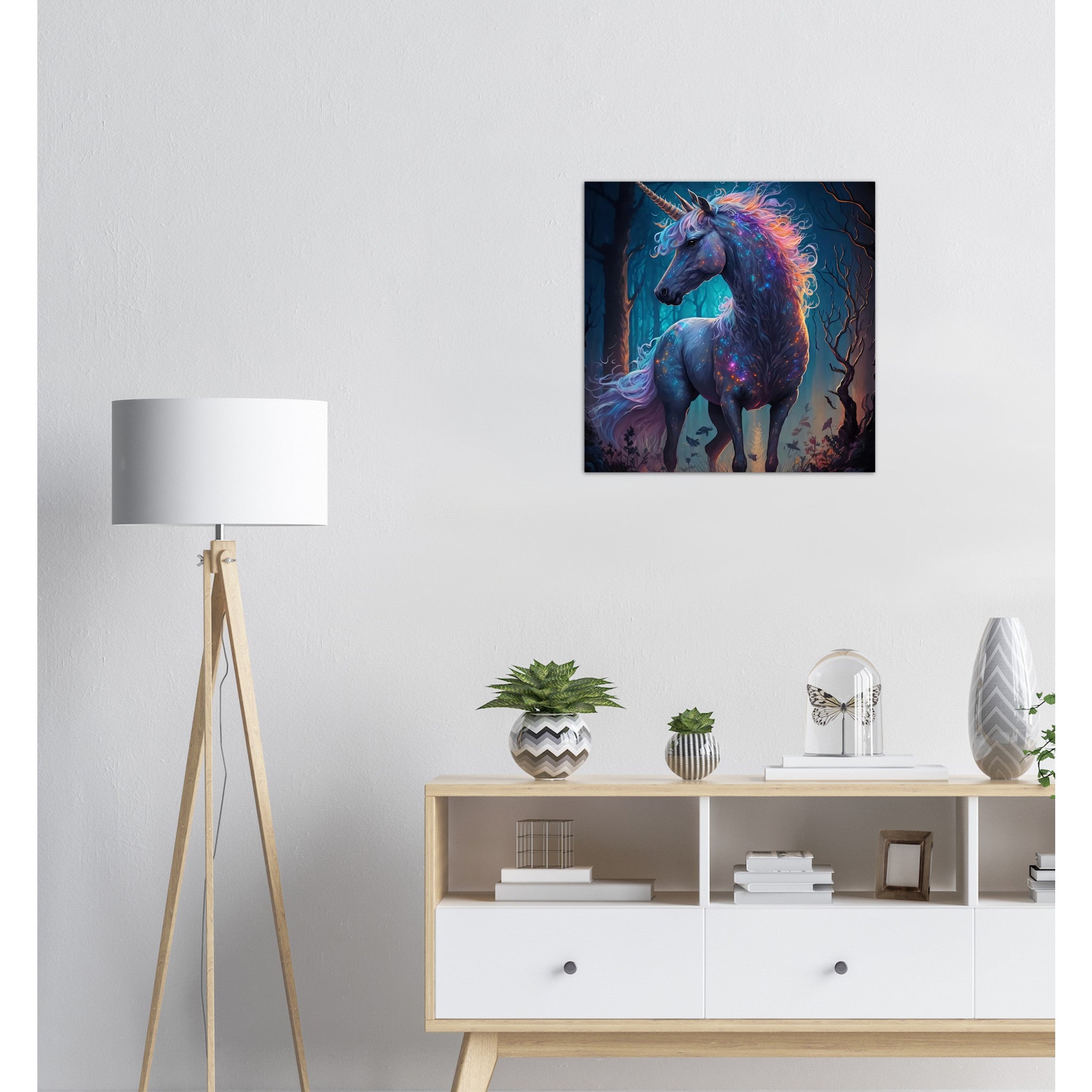 Einhorn Aluminium Druck