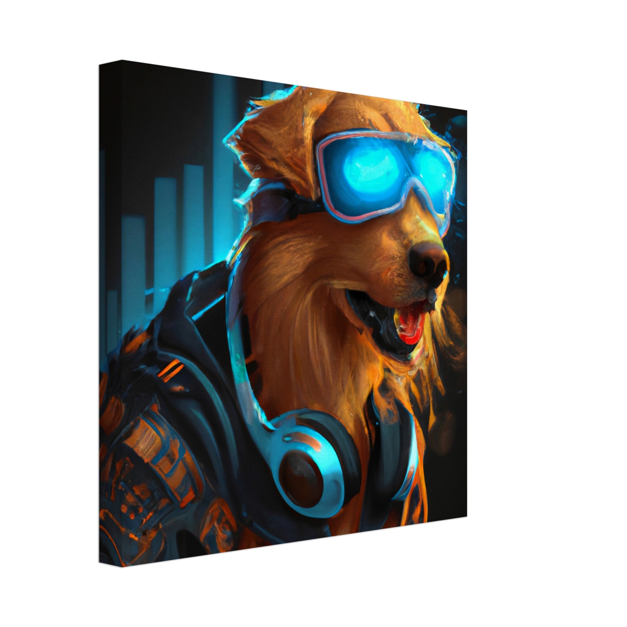 DJ Retriever - Premium Leinwand