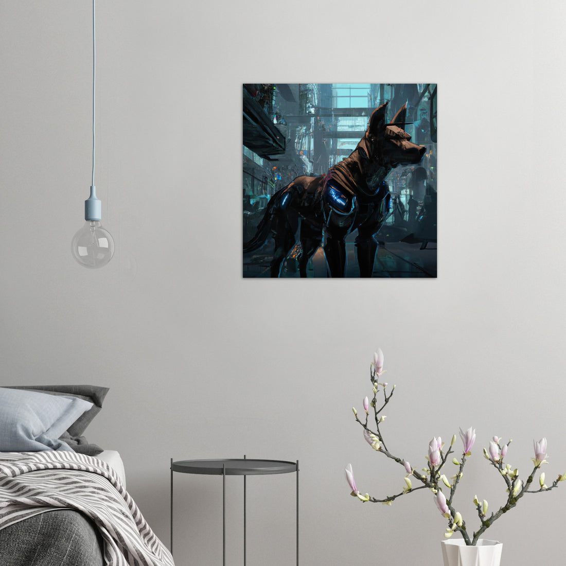 Robo Hund Aluminium Druck