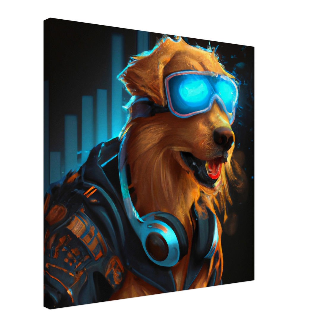 DJ Retriever - Premium Leinwand