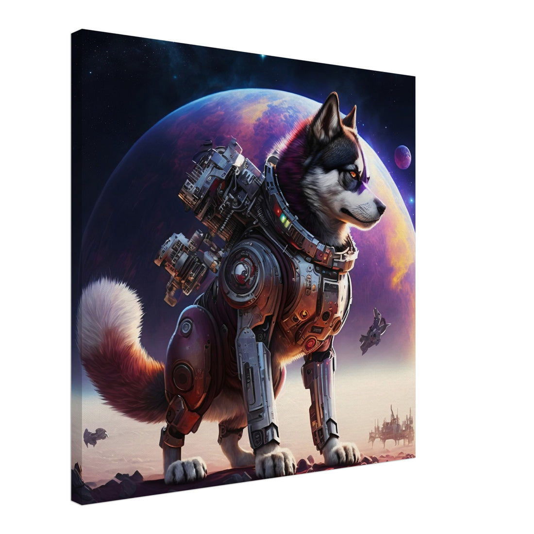 Astro Doggo - Premium Leinwand