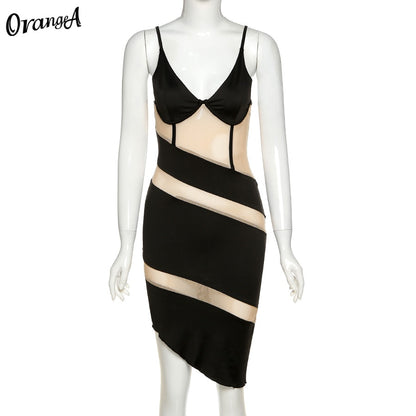 Jessie® Ärmelloses Kleid mit V-Ausschnitt