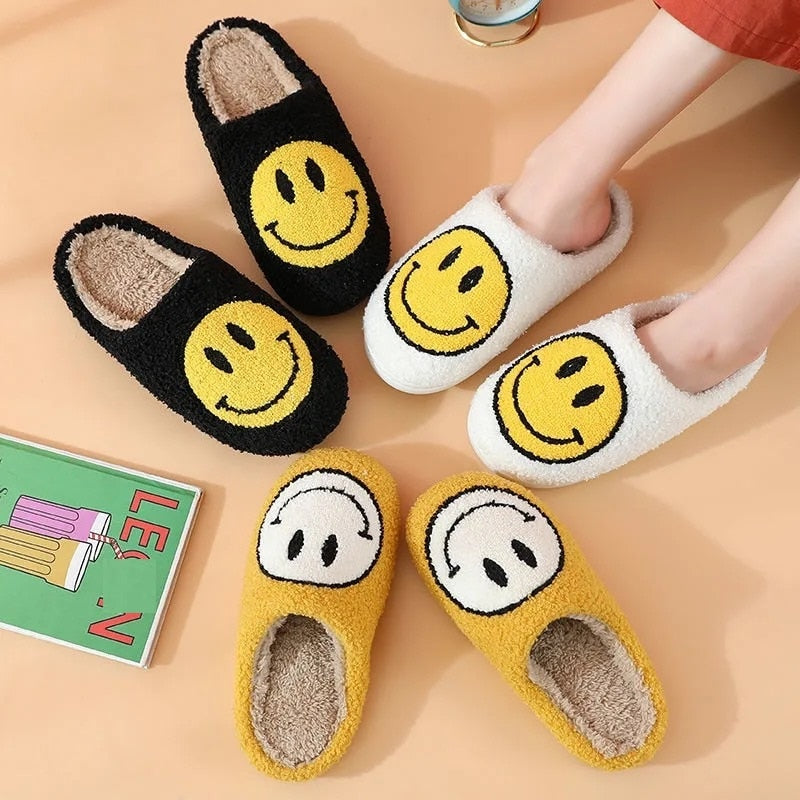 Sarah® Smile Face Fellpantoffeln