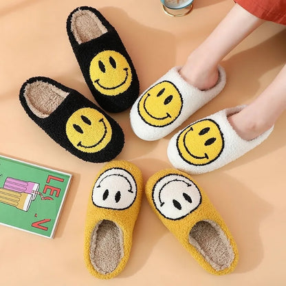 Sarah® Smile Face Fellpantoffeln