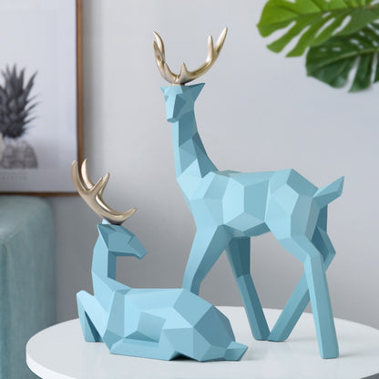 Rentier-Figuren Skulptur