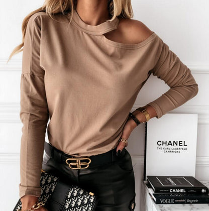 Angie® Eleganter Pullover mit O-Ausschnitt