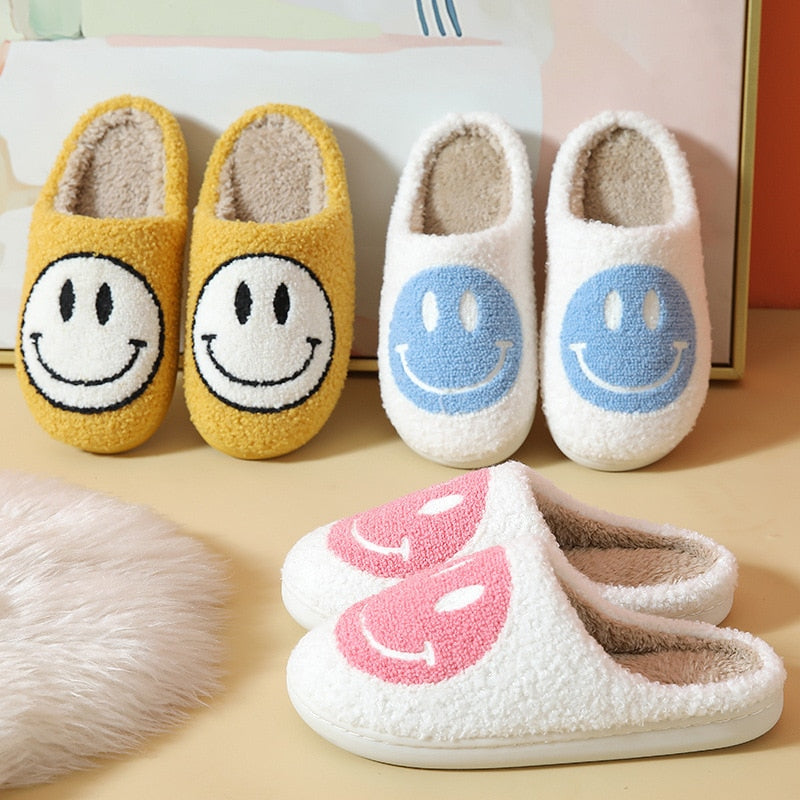 Sarah® Smile Face Fellpantoffeln