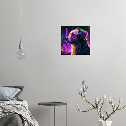 DJane Retriever Aluminium Druck