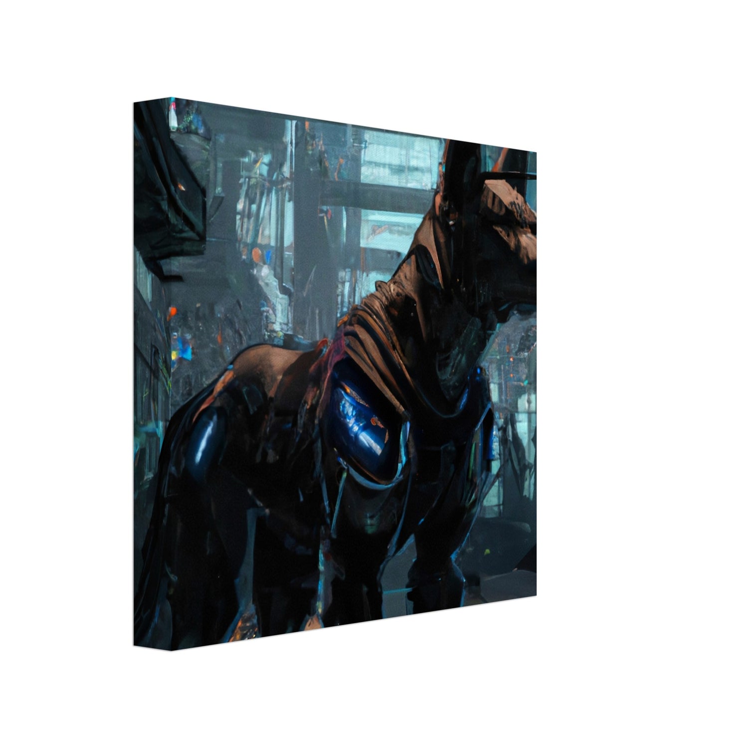 Robo Dog - Premium Leinwand