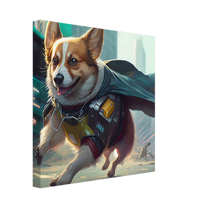 Helden Corgi - Premium Leinwnad