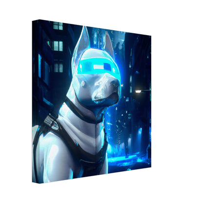Machina Hund - Premium Leinwand