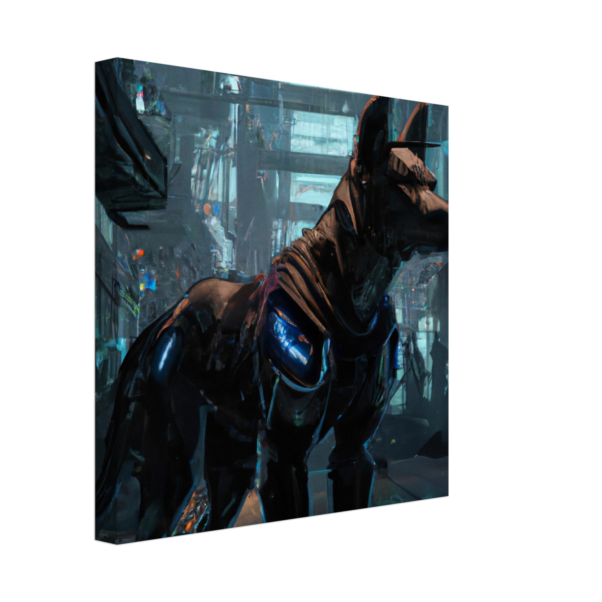 Robo Dog - Premium Leinwand