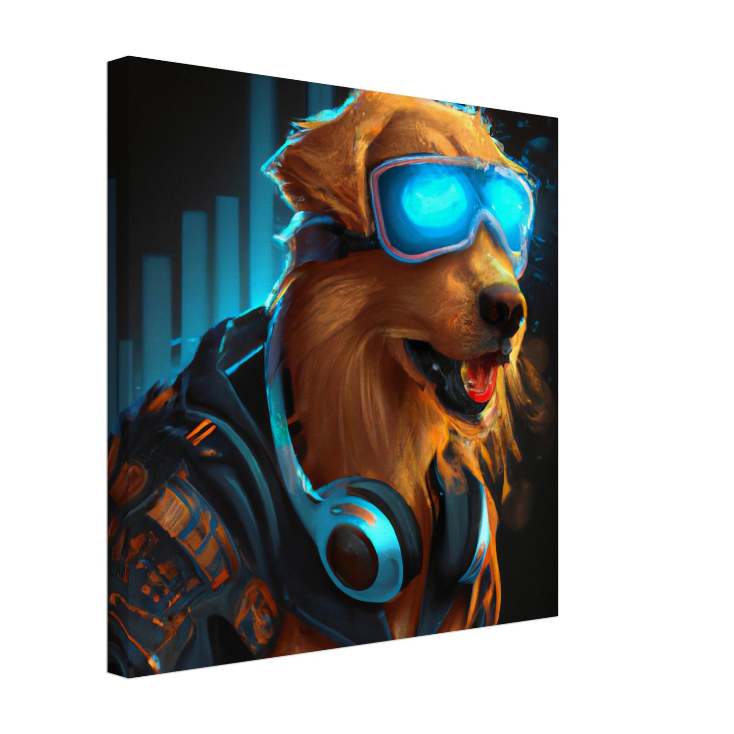DJ Retriever - Premium Leinwand