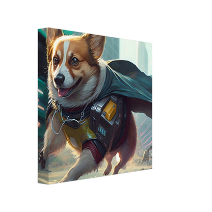 Helden Corgi - Premium Leinwnad