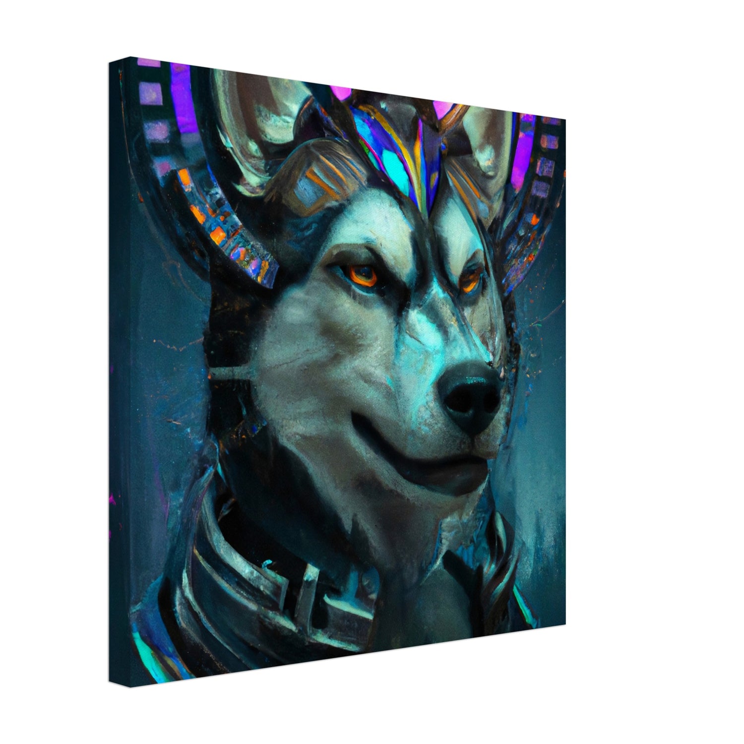 Husky - Premium Leinwand